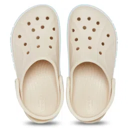 Crocs Women's Bayaband Off White Back Strap Clogs image 4