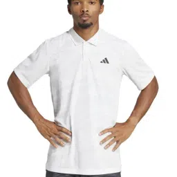 Adidas Grey Regular Fit Printed Sports Polo-image-61