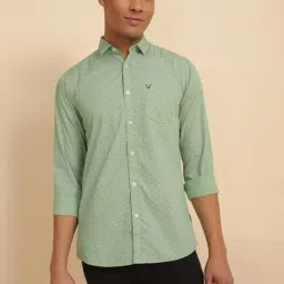 Allen Solly Green Regular Fit Printed Shirt-picture-43