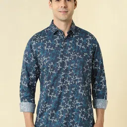 Allen Solly Men Slim Fit Floral Printed Cotton Casual Shirt-image-27
