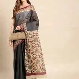 SHANVIKA Pure Cotton Block Print Saree image 2