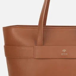 irth by house of titan IRTH Textured Structured Shoulder Bag image 2