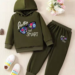 YK Girls Printed Pure Cotton Clothing Set-image-93