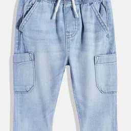 NEXT Boys Regular Fit Pure Cotton Clean Look Cargo Style Jeans image 1