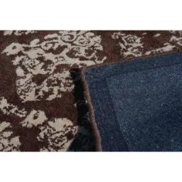 Presto Brown & Beige Wool Hand Tufted Carpet image 3