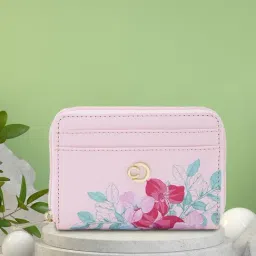 Caprese Faux leather Pink Women Wallet-image-74