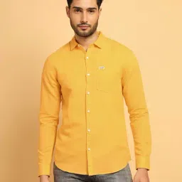 Wrangler Yellow Regular Fit Shirt-image-10
