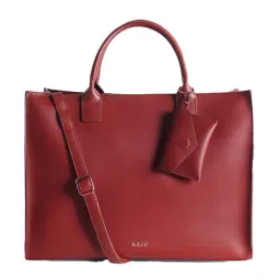 Kazo Maroon Large Tote-image-25