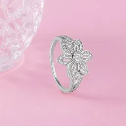 GIVA 925 Sterling Silver Flower Of The Field Ring Fixed Size For Women-picture-22
