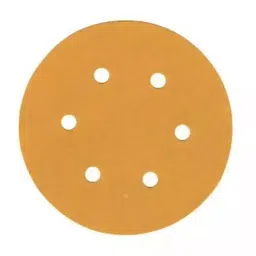 DYNABRADE Velcro Disc Gold 150 mm Dia. and P-150 Grit with 6 Holes, 4102741515 (Pack of 100 Pcs)-picture-17