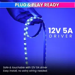 amiciVision LED Strip Light Blue 240 LEDs/m & Length 5 m image 4