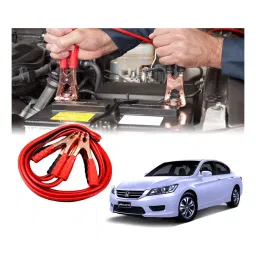 Auto Pearl 1.83 m (6 Ft) 500 A Heavy Duty Anti Tangle Battery Jumper Booster Cables for Honda Accord (Pack of 2)-picture-12