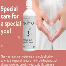Namyaa Intimate Wash With Tea Tree Oil- 300 ml image 4