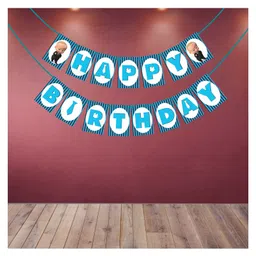 Wobbox Happy Birthday Banner, Boss Baby Theme Decoration Items Blue -Pack Of 1-image-92