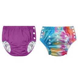Chinmay Kids Reusable Swim Diaper Pants Pack of 2 Soft Adjustable and Leak-Proof Unisex Swimming Pool Wear for Infant Boys and Girls-picture-24
