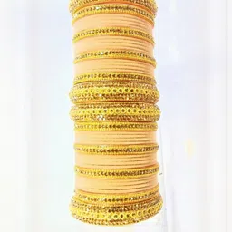 SGN fashion Beige Copper Bangles-picture-18