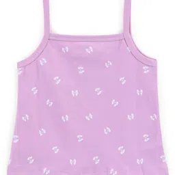 Doodle Poodle Cotton Slips Multiprint Pack Of 2 - Peach Purple image 3