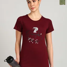 PAAVKI Pack of 2 Typography Printed Round Neck Cotton T-shirt-image-75