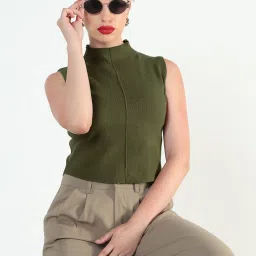 showoffff Showoff Green Regular Fit Top image 4