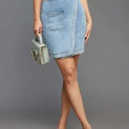 Miss Chase Blue Skirt-picture-17