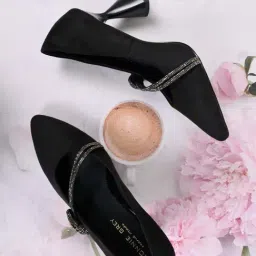 Ronnie Grey Women's Black Casual Pumps-picture-40