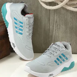 BIRDE Men Colourblocked Running Non-Marking Sports Shoes-picture-22