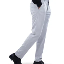 celio Celio* Light Grey Slim Fit Trousers image 4