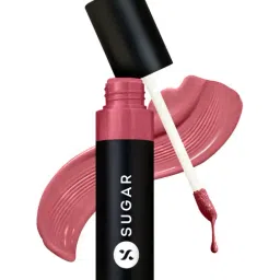 SUGAR Cosmetics Partner In Shine Transferproof Lip Gloss 03 Blush Brandy - 3 ml-image-92