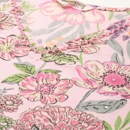 READIPRINT FASHIONS Pink Cotton Printed Kurta Salwar Set With Dupatta image 4