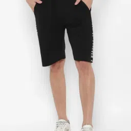 Forever 21 Black Cotton Regular Fit Printed Shorts-picture-41
