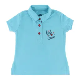 Dyca Kids Blue & Red Cotton Printed T-Shirt-image-59
