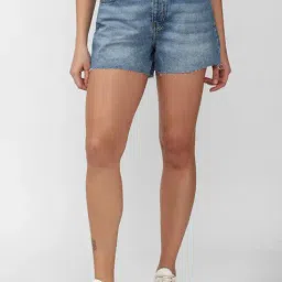 Forever 21 Blue Regular Fit Shorts-picture-33