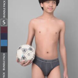 Dollar Bigboss Boys Multicolor Solid Briefs (Pack Of 5)-picture-9