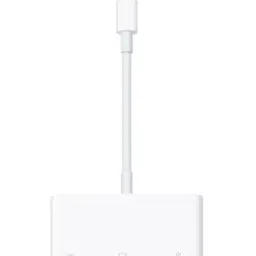 Apple USB-C VGA Multiport Adapter (White) image 1