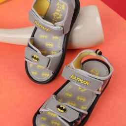 Kidsville Grey Batman Printed Floater Sandals-picture-9