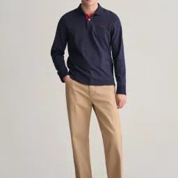 Gant Blue Regular Fit Polo T-Shirt image 4