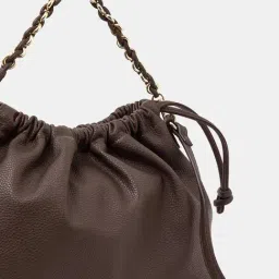 Accessorize London Chocolate Shoulder Bag image 4