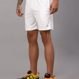 Vector X White Regular Fit Plain Sports Shorts image 4