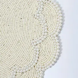 Westside Home White Pearlescent Single Placemat image 2