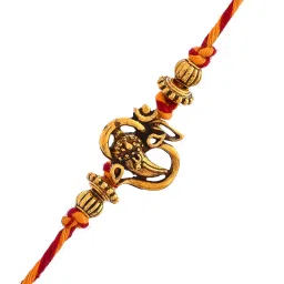 Aapno Rajasthan Om Designed Simple Rakhi image 4