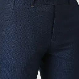 Van Heusen Navy Slim Fit Trousers image 4