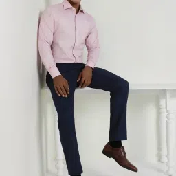 Allen Solly Pink Cotton Regular Fit Shirt image 4