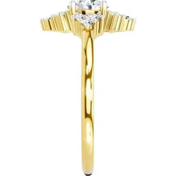 Sparkles Lab Grown Diamond 14k (585) Yellow Gold Ring Women image 4