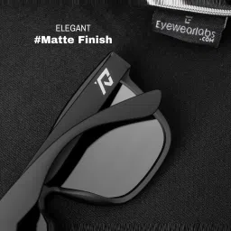 Eyewearlabs Mount Rogers Black UV Protection Rectangular Unisex Sunglasses image 4