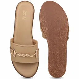 Inc.5 Women's Beige Casual Wedges image 4