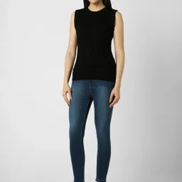Van Heusen Black Regular Fit Top image 4