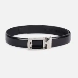 Van Heusen Black Leather Waist Belt for Men image 2