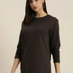 Dillinger Dark Brown Cotton Oversized T-Shirt image 3