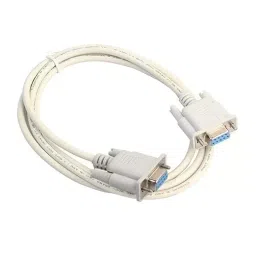 Mak World Serial RS232 Female to Female Null Modem Cable DB9 FTA Direct Connection 9 Pin 1.5 m White image 3