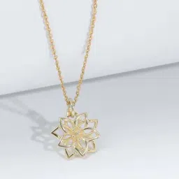 GIVA 925 Sterling Silver Golden Pendant for Women-image-99